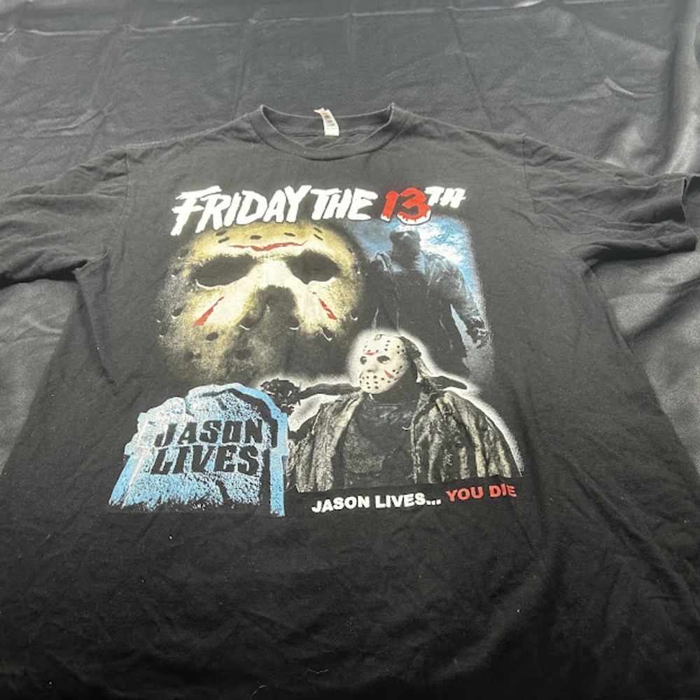 Friday the 13th UNISEX Black Short Sleeve T-Shirt Size M